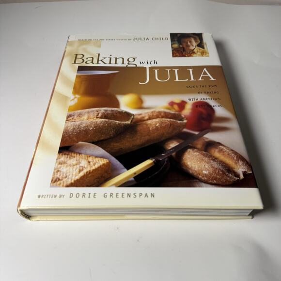 Baking With Julia Dorie Greenspan 1996 First Edition Hardcover Julia Child - Picture 2 of 10
